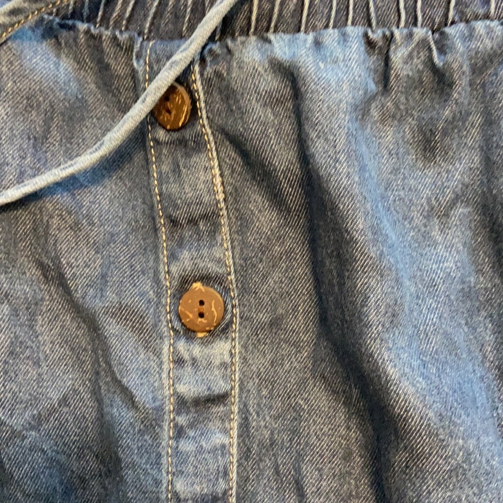 Universal Thread Drawstring Denim Mini Skirt - Picture 3 of 4